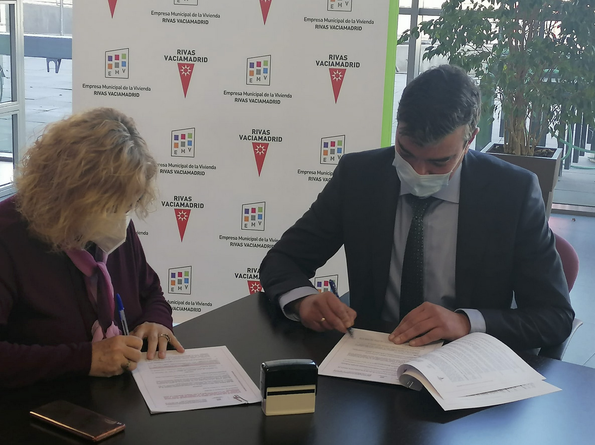 La EMV firma el contrato de adjudicaci&oacute;n para la construcci&oacute;n del Plan Nuevo de Vivienda