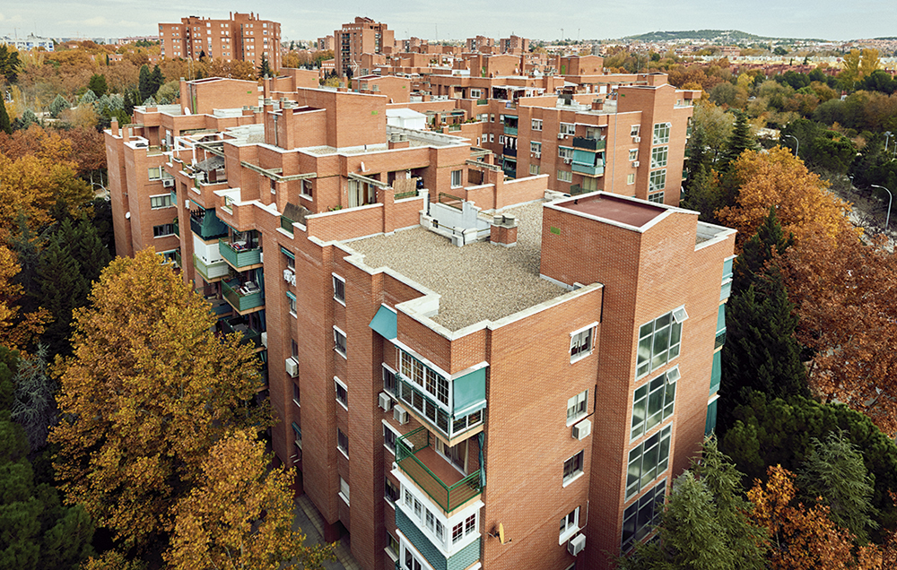 Ocre y arena, los colores elegidos por Covibar para sus fachadas